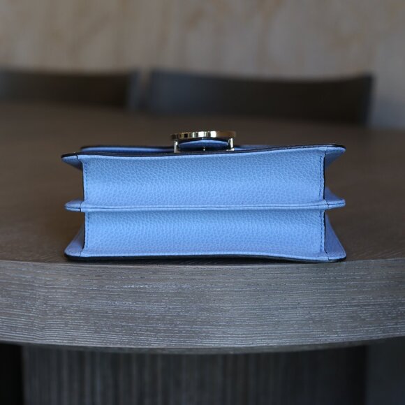 Blue Gucci Interlocking GG Logo Crossbody Bag - Picture 6 of 11